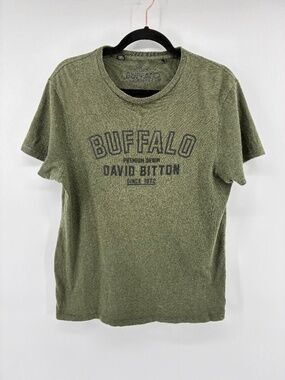 MASSIVE $10 SALE Buffalo David Bitton Men’s Army Green Tee